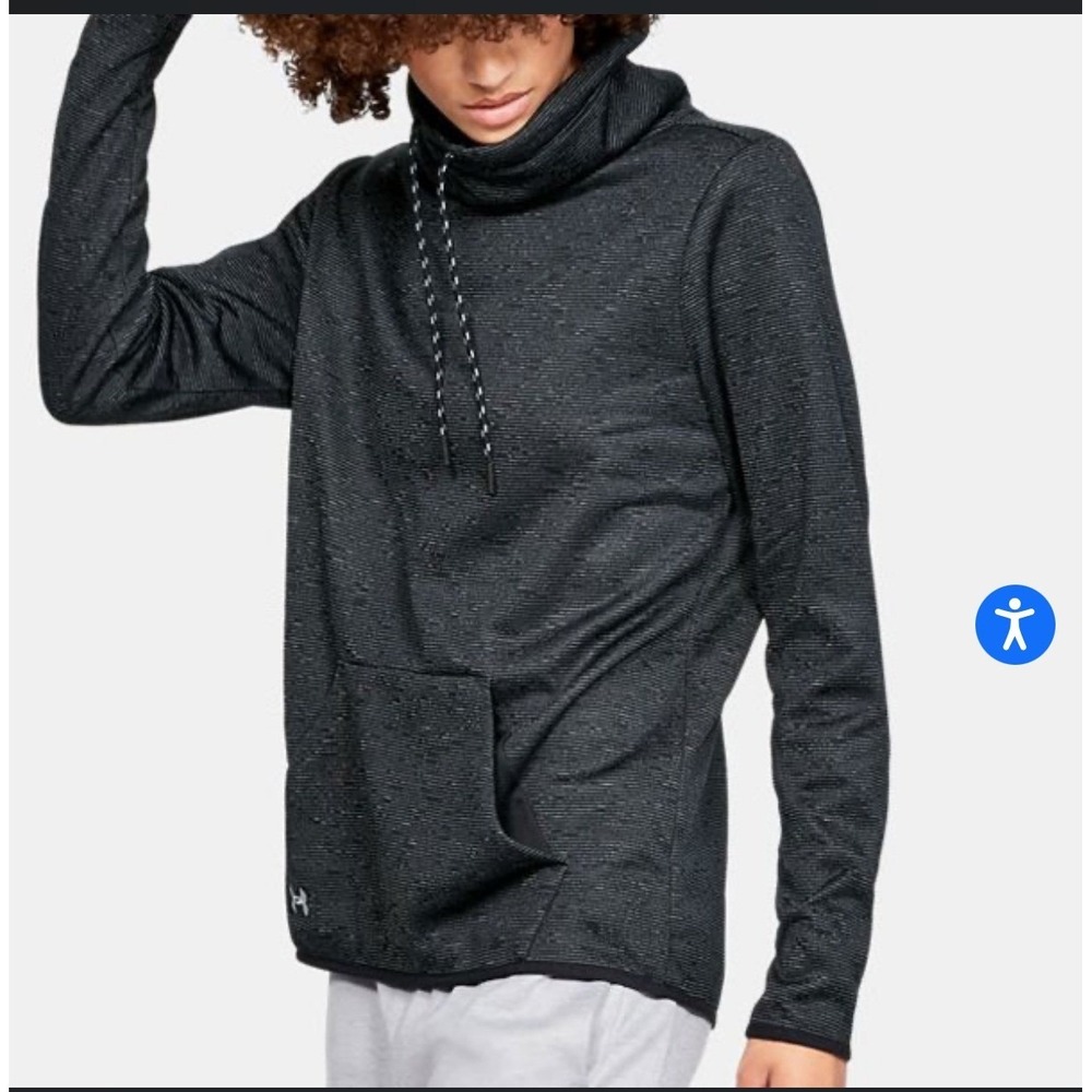 UNDER ARMOUR Women's Armour Fleece Funnel Neck Sz S